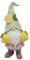 Lesser & Pavey Lemon Garden Gnome Figurines Statues For Home Decor | Ideal Ornaments Friendship Gifts For Women & Men | Lovely Table Centerpiece & Living Room Accessories
