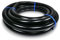 12m PVC Flexschlauch mit Ø 50mm - Schwarz - Flexibler Druck- & Saugschlauch für Schwimmbad & Teichbau - 4mm Wandstärke - UV-beständig - Verklebbar