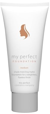 My Perfect Foundation | Colour Changing Foundation for Mature Skin | 40ml | Medium Foundation Makeup, Matte Velvet Finish, Full Coverage Colour Match, Oil Free, Blurs the Look of Fine Lines