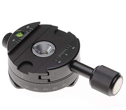 vhbw testa panoramica compatibile con Wimberley piastre a sgancio rapido per treppiede, monopiede, teste per treppiedi