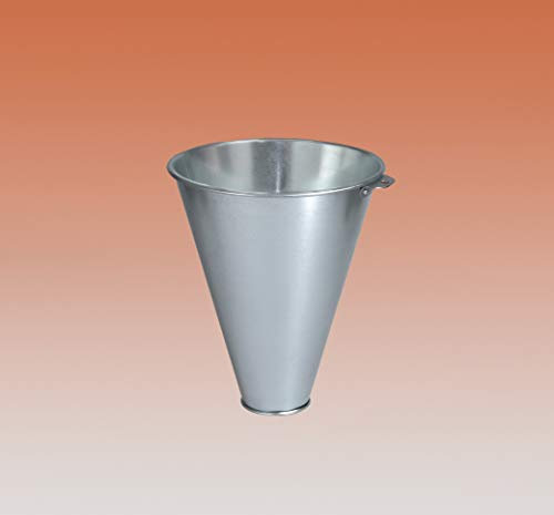 Gaun Schlachttrichter für Geflügel, FUNNEL, 34 cm Höhe, 10 cm unten, 28,5 cm oben, Silber, Metall