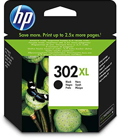 HP 302XL Black Ink Cartridge - F6U68AE