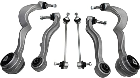 2x Querlenker 2x Zugstrebe 2x Koppelstange Vorderachse für BMW5 E60 E60LCI + Touring E61 E61LCI