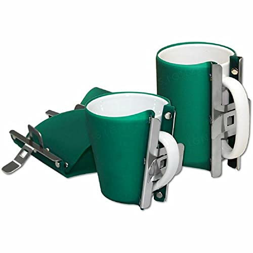 wowsubli 3D Sublimation Silicone Mug Wrap 6oz 11oz 12oz 15oz 17oz, Mug Wraps for Sublimation Heat Press Machines Mugs Printing Mug Wrap Cup Clamps for Oven (12oz Latte)