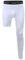 Jonscart Einbein-Kompressionsstrumpfhose, lange Hose, Basketball, Sport, Baselayer, Unterwäsche, aktive Tight, Weiß-Links-lang, Mittel