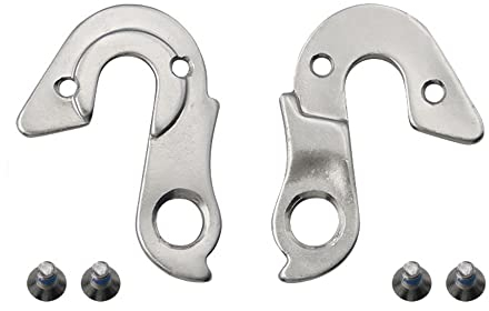 2 Pcs Bike Rear Gear Mech Derailleur Hook Derailleur Gear Hanger Mech Derailleur Hanger for MTB Road Bike Cycling Bicycle