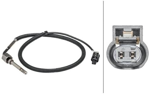 HELLA 6PT 358 181-411 Sensor, exhaust gas temperature - 2-pin connector
