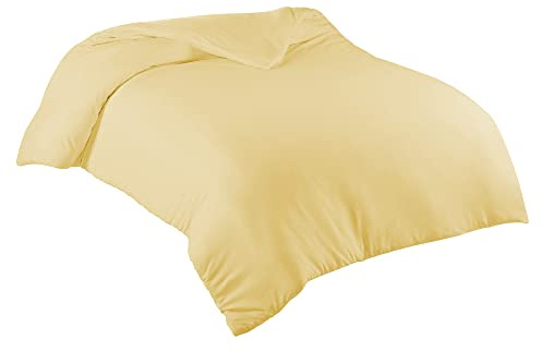 Livessa Bettbezug 155x220 cm mit Reißverschluss - Bettbezug 155x220 aus%100 Baumwolle Single-Jersey Stoff 140 g/m², Ultra weich und atmungsaktiv, Oeko-Tex Zertifiziert, 13 schöne Farben