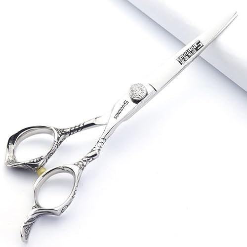 Friseurschere Friseurschere Friseurschere Superscharfe Friseurschere 5.5/6/7/8 Zoll Schere zum Schneiden von Haaren, stabiles Handgefühl (5,5 Zoll flach)