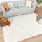 FRAAI | Home & Living Teppich Skandinavisch - Lova Diamond Creme - Einfarbig - Modern, Skandinavisch - Wohnzimmer, Esszimmer, Kinderzimmer, Schlafzimmer - Fellteppich - Carpet