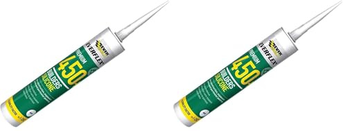 Everbuild 450BN-EB Everflex 450 Premium+ Builders Silicone Sealant, Brown, 300 ml (Pack of 2)