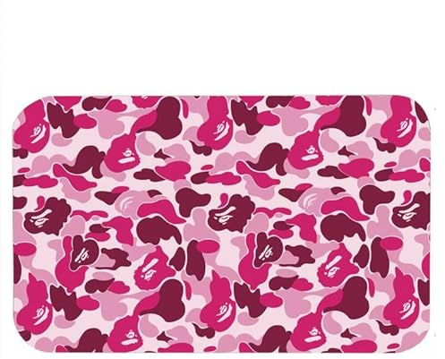 Bodenmatte Pink Bape Camo Indoor Durables Eingangsbereich Teppiche Heimdekoration 20x32