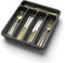 WEBACOO. Silverware Organizer for Kitchen Drawer - Non-Slip Utensil Drawer Organizer - Dishwasher Safe Cutlery Organizer Holds Spoons, Forks with 5 - Compartment