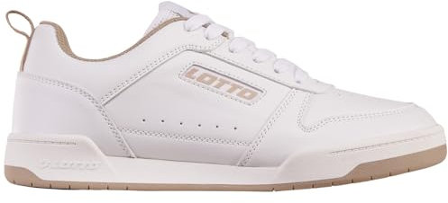 Lotto Herren TOCO BC XL Men Sneaker, White/BEIGE, 47 EU
