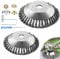 2 cepillos para desbrozadora, 25,4 mm, 2024, cepillo metálico dentado para desbrozadora, cepillo universal para desbrozadora, cepillo de maleza para desbrozadora, cepillo para maleza