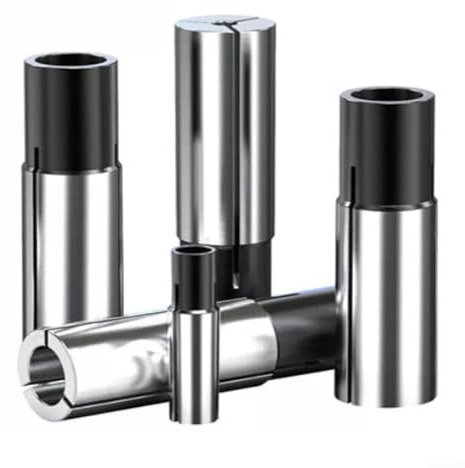 Reductor de vástago adaptador de pinzas, perfecto para fresadora de husillo CNC, material de acero al manganeso (6,35 mm a 4 mm)