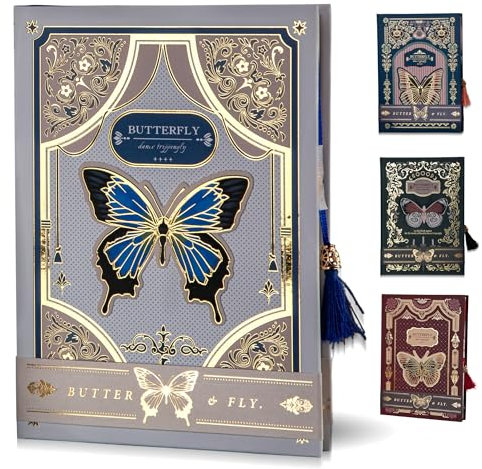 JanYoo Notizbuch A5, 224 Seiten Lined Vintage Journal Notebook Reisetagebuch,Notizheft mit Lesezeichen für Männer, Frauen, Schule, Büro, Künstler Schreiben (Weiß)