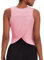 Weardear Sport Tank Tops Damen Workout Tanktops Ärmellos Racerback Yoga Training Fitness Open Back Crop Tops Rosa S