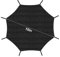 LTFIOON Trampolin Sonnenschutz Abdeckung, Ø 305cmTrampolin Sonnenschutznetz, UV-Beständige, Trampolin Zubehör, Trampolin Überdachung Abdeckung für 6-Stangen-Trampolin (10ft)