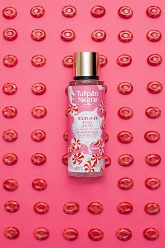TULIPÁN NEGRO, BODY MIST FRESA Y NATA 250ML