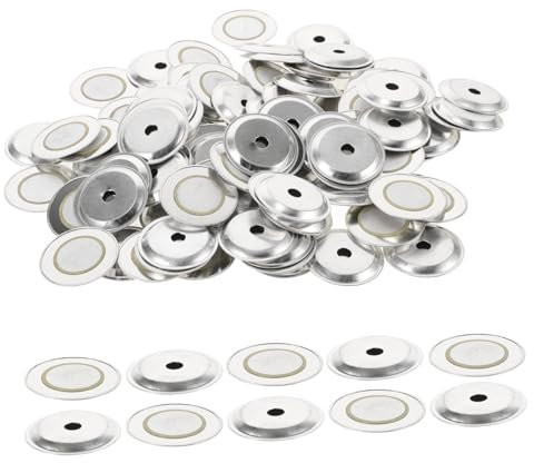 Mipcase 100stücke Ersatz-rauchmeldersummer Aus Metall Für Rauchmelder Reparatur Rauchmeldersummer-Teile Als Reparaturteil Und Zubehör Für Rauchmelder