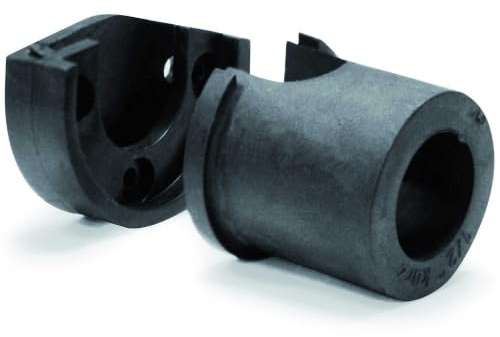 Pipetec Steckfitting Schallschutz für Wandwinkel mit 39mm Einbautiefe | für Montageplatte in gerader oder winkliger Ausführung