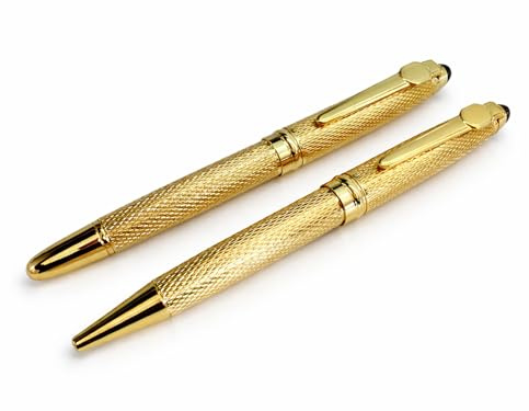 Dany Marcus Premium Stifte-Set Gold Kugelschreiber & Tintenroller