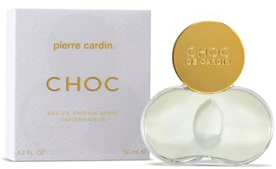 Pierre Cardin - Eau de Parfum pour Femme Choc de Pierre Cardin - Parfum aux Notes Fraiches et Elegantes - Flacon Elegant à 3 Cercles - Fragrance Sensuelle - 50ml