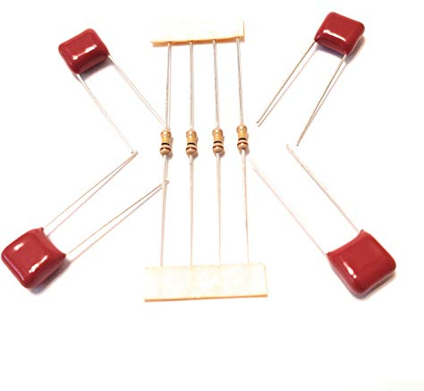 4 Stück Treble Beschnitt Kits .0022uf Film Kappen 150 K passt Humbucker oder Single Coils