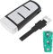 ePathChina® 434 MHz 3 Tasten-Funkschlüssel, schlüssellos, ungeschliffen, Flip-Smart-Fernbedienng, Schlüsselanhänger mit ID48 Chip 3C0959752BA
