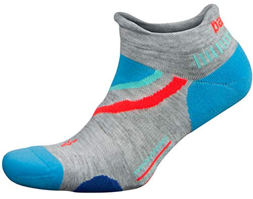 Balega Unisex Ultraglide Socks, Mid Grey/Ethereal Blue, S UK