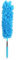 dépoussiéreur avec plumeau avec rallonge télescopique en Acier Inoxydable Plume Extensible plumeau Brosse Microfibre Lavable(Bleu Ciel)