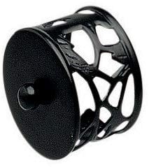 Jackson Woodturners Black Filigree End Caps - Pair 54mm Diameter