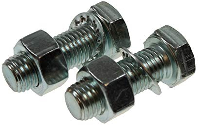 BITS4REASONS MAYPOLE NEW MODEL X2 HIGH TENSILE STRENGTH M16 TOWBALL NUTS BOLTS X 45mm & SHAKEPROOF WASHERS - UK AND EU APPROVED MP249…