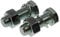 BITS4REASONS – Lot de 2 écrous M16 et boulons 45 mm haute résistante pour boule de remorquage avec rondelles résistantes aux secousses (approuvés par le Royaume-Uni et l'UE MP249)