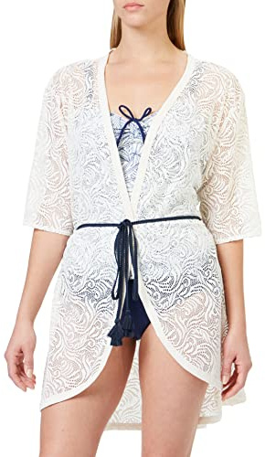 Sans Complexe Femme Cover Up Robe de Plage, Ivoire, Taille unique EU