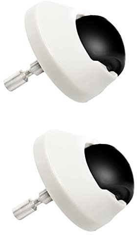 Kit d'accessoires pour aspirateur HMHAMA D9 avec 2 Roues en Fibre, Compatible avec Dreame D9, Inclut 2 Roues