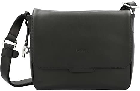 Picard Umhängetasche Timeless 5392 für Damen aus Rindsleder in der Farbe Schwarz, 24 x 18 x 10 cm, 53924F9001