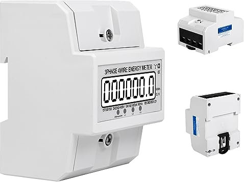 DREHSTROMZÄHLER BIDIREKTIONAL STROMZÄHLER WECHSELSTROMZÄHLER HUTSCHIENE PV SOLAR