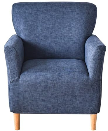 Sesselbezug Sesselhusse Sessel Überzug Stuhl Bezüge Stretch 1-Sitzer Sofa Bezüge Stuhlschutz Sesselbezug Sofabezug Stretch Gitter grau