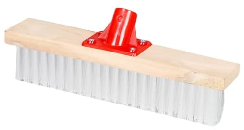 Cabilock Spazzola Per Pavimenti Con Setole Rigide Spazzolone Multiuso Per Giardino e Interni Pulizia Facile e Comoda Rimuove Sporco e Macchie Da Diverse Superfici Manico Per Uso Senza