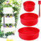 LIMITADA Set de 3 Moules à Gâteau Silicone Rond 20cm/15cm/10cm - Plateau de Cuisson Antiadhésif Pour Layer Cake, Mousse, Dessert