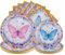 hpnparty Schmetterling Partygeschirr Schmetterling Mädchen Geburtstag Deko Set für 25 Gäste, 75 Stück Schmetterling pappteller Geburtstagsdeko Kindergeburtstag Mädchen Party set