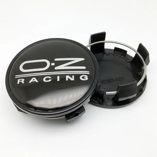 OBong 4 Stück Auto Nabendeckel Radnabenkappen Kompatibel mit für OZ 62mm Radmittelkappen Nabenkappen Zubehör,F-62mm