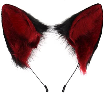 Montesy Haarreif für Erwachsene und Kinder, Cartoon-Ohren, Plüsch, Live-Übertragung, Weihnachten, Cosplay, Party, Kopfschmuck, Haarreifen für Frauen, Cartoon-Tiere, ohrförmig, dekorativer Haarreif,