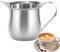 Petit pichet à crème en acier inoxydable - Pichet à sirop de 90 ml avec bec verseur | crémier avec poignée, pichet à lait pour café, lavable au lave-vaisselle, 2,05x2,48x1,57 pouces