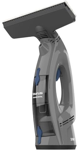 Taurus - Limpia Cristales 3 en 1 | con Batería de Litio | 45 Min de Autonomía | Pulveriza | Limpia y Aspira | Uso 360º y Tecnología Double Tank