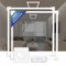 LECOM 2 x LED Rahmenpanel Deckenleuchte 62x62 4000lm 5000K 100lm/W Lichtrahmen Dimmbar mit Wanddimmer Leuchtrahmen Tageslicht Modern