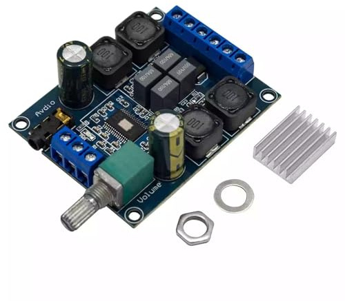 LeHang Scheda Amplificatore Digitale TPA3116D2 con preamplificatore Stereo a Due canali
