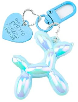 Simsky 3 Pièces Porte-Clés Chien en Forme de Ballon en Gelée, Mousqueton Porte Clé pour Voiture Ou Sac, Attache Porte Clef, Porte Clé Personnalisé, Anaccessoire de Sac à Main et de Sac à Dos